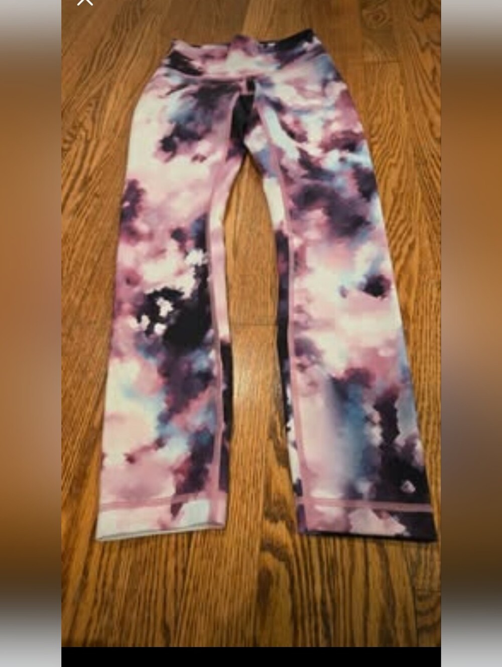 lululemon athletica Kids Lavender & Pink Watercolor Print Leggings